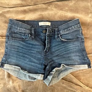 A&F denim shorts